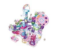 VTech - Marble Rush Fairy Garden Set M500E - Buildable Electronic Ball Circuit, 90 Pieces and 6 Glitter Balls - Creative Building Set - Gift for Children from 4 Years Old - Content in French