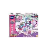 VTech Marble Rush Petal Power, Construction Set for Kids, 96 Building Pieces & 6 Marbles, Interactive Flower Themed Marble Run, Imaginative Play, Suitable For 4, 5, 6+ Years, English Version