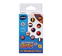 VTech Marble Rush - Set of 10 MarBalls - Additional Balls for All Marble Rush Marble Rails - With Country Flags - For Children Aged 4-12 Years