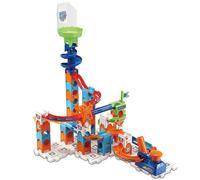 VTech Marble Rush Spiral City, Construction Toys for Kids with 5 Marbles and 62 Building Pieces, Colour-Coded Building Toy, 4 Years +, English Version, Multicolor, 20 x 40 x 30 cm