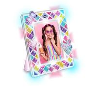 VTech Mosaic Magic Lights Photo Frame, Craft Kit, 70+ Colourful Mosaic Tiles, Light Up and Sound Effects, 12 Melodies, Crafting Kit for Kids, Suitable for Ages 5, 6, 7+ Years, English Version