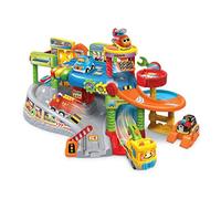 VTech Multi-Workshop Garage TutTut Bolids, Playset Mechanical Workshop with Different Tracks and Levels with Lights, Voices, Songs and Fun Sounds Includes Vehicle Capiculate Crane
