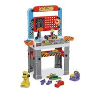 VTech My Busy Workbench, Interactive Toddler Toy, Pretend Play Tools, 100+ Pieces, Lights, Music & Sounds, Kids Gifts 3, 4, 5 + Years, English Version