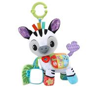 VTech Baby On-the-Go Soft Zebra, Sensory Toy with Colours, Lights, Music & Sounds, for Boys & Girls from 3, 6, 12, 24 + months, English Version