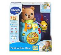Vtech Baby Peek-a-Boo Bear In Honey Pot Soft Toy With Music, Songs and Fun Phrases