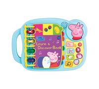 VTech Peppa Pig: Learn & Discover Book, Official Character Educational Learning Toy, Music, Phrases & Voice of Peppa Pig, Learn Letters & Words, Gift for Kids Age 2, 3, 4, 5 Years, English Version