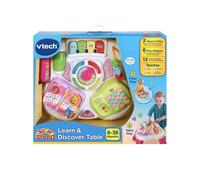 VTech Play & Learn Baby Activity Table, Baby Play Centre, Educational Baby Musical Toy with Shapes Sorting, Sound Toy for Babies & Toddlers From 6 Months+, Boys & Girls, Pink