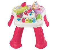 VTech Play & Learn Baby Activity Table, Baby Play Centre, Educational Baby Musical Toy with Shapes Sorting, Sound Toy for Babies & Toddlers From 6 Months+, Boys & Girls, Pink
