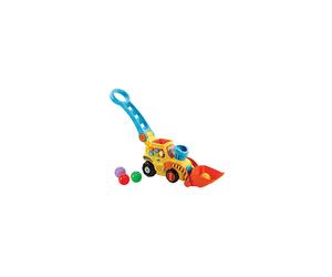 VTech POP and Drop Digger, Educational Push Along Digger for Toddler, Toy Gift for 12 Months to 2 3 Years Boys and Girls. English Version