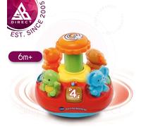 Vtech Push & Play Spinning Top│English Speaking Voice│Kid's Musical Learning Toy