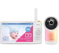 VTECH RM7766HD 7" LCD Screen Smart Video Baby Monitor - Pan & Tilt - White NEW