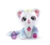 VTech - Ruby, My Cat Magic Sequins, Interactive Plush Toy - Ages 3 - Version FR