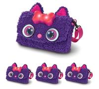 VTech Sew & Style Kitty Bag, Sewing & Crafting Kit with Soft Yarn, Included Strap & Light-Up Bow with Music & Light Effects, Creative Toy, Gift for 5, 6, 7+ Years, English Version (Pack of 4)
