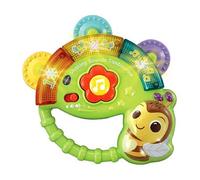 VTech Baby Shaking Sounds Tambourine, Sensory Toy with Lights, Music, Colours, Interactive Gift for Boys & Girls 3, 6, 9, 12, 24 months, English Version