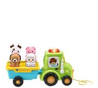 VTech Shapes and Animals Tractor, Educational Pull Along Toy for Kids, Baby Musical Toy for Sensory Play, Shape Sorter Toy for Toddlers with Lights and Sounds, Suitable for Girls and Boys 12 Months +