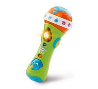 VTech Sing Along Microphone for Kids, Toddler Toy Microphone with Amplified Voice Effect and Animal Sounds, Educational Toys for Boys and Girls 1, 2, 3+ Year Olds, 78763, English Version