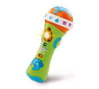 VTech Sing Along Microphone for Kids, Toddler Toy Microphone with Amplified Voice Effect and Animal Sounds, Educational Toys for Boys and Girls 1, 2