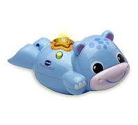 VTech Sing and Paddle Hippo, Swimming Hippo Bath Toy, Interactive Light-up Button with Phrases and Songs, Gift for Babies 12, 18, 24 Months Plus, English Version