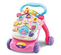 VTech - Super Pink Talking Walker, Foldable Baby Walker, Detachable Learning Board, Activity and Development Toy, Learning to Walk, Gift for Babies from 9 Months
