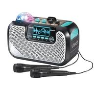 VTech Super Sound Portable Bluetooth Karaoke, 2 Microphones Included, Party Lights