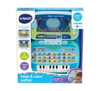 VTech Swipe & Learn Laptop, Educational Toy for Toddler with Phonics, Counting, Computer Skills, Encourages Language Development, Logical Thinking,