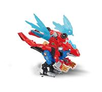 VTech Switch & Go Dinos Armour Up Dragon T-Rex, Interactive Dinosaur Toy with Lights & Sound Effects, Transform Dino into Dragon, 2-in-1 Interactive Play, For Kids 3, 4, 5+ Years, English Version