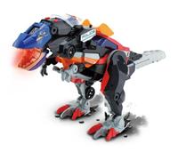 VTech Switch & Go Dinos Rescue Raiders 3-in-1, Interactive Dinosaur Toy with Lights & Sound Effects, Transform Police Car, Helicopter & Fire engine into T-Rex, For Kids 3, 4, 5, 6 +, English Version