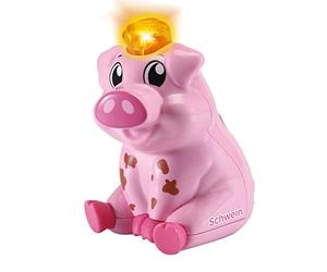 Vtech Tip Tap Baby Animals - Pig - Interactive Toy with Light and Music for Imaginative Role Play - For Children Aged 1-5 Years