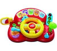 VTech Toddler Interactive Drover Toy Featuring a Steering Wheel with Music...