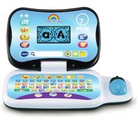 VTech Toddler Tech Laptop, Interactive Educational Computer Toy, 20 Games for Pre-School Children, Learn Alphabet, Letters, Shapes, Numbers, Music & French, Kids Age 2, 3, 4 + Years, English Version