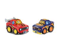 VTech Toot-Toot Drivers 2 Pack Stock Car Race Car | Stock car and race car pack with phrases, realistic sounds, songs and melodies for racing role-play. Ages 1-5