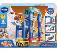 VTech 556503 Toot Drivers 4-in-1 Raceway, Toy Car racing Track for Boys and Girls, Car Tracks for Kids with Lights and Sounds, Musical Toy Race Track for Children Aged 1 to 5 Years, English Version
