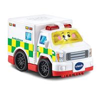 VTech Toot-Toot Drivers Ambulance, English | Light-up button plays music, realistic sounds and songs; push or press for movement and reactions. Ages 1-5