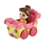 VTech Toot-Toot Drivers Belle's Enchanted Carriage, Official Disney Princess Pretend Play Vehicle with Lights, Phrases and Songs, Interactive Toddler Toy 12 Months, 2, 3, 4 Plus, English Version