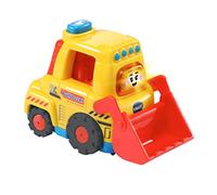 VTech Toot-Toot Drivers Bulldozer, English | Light-up button plays music, sounds and songs; push the bulldozer for reactions and movement. Ages 1-5