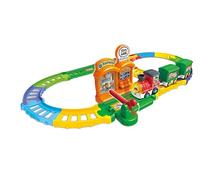 VTech Toot-Toot Drivers Chug & Learn Train Set, Interactive Toy Train Playset, Vehicle Track for Kids with Fun Lights & Sounds, For Ages 12 months, 2, 3, 4+ Years, English Version