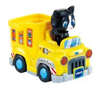 VTech Toot-Toot Drivers Coco Cat the Builder, English | Press Coco for phrases and songs; push the dumper truck to encourage movement and imaginative building play. Ages 1-5