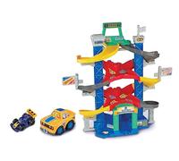 VTech Toot-Toot Drivers Criss-Cross Raceway, Toy Car Playset with 2 Vehicles Included, 3 Exciting Crash Zones, Songs & Fun Phrases, Interactive Toddler Toy 12 Months, 2, 3, 4 +, English Version