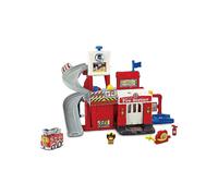 VTech Toot-Toot Drivers Fire Station, Car Playset Includes Fire Engine Toy Car, Vehicle Tracks for Kids with Lights and Sounds, for Toddlers, 12 Months, 2, 3, 4 + Years, English Version