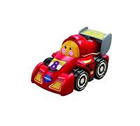 VTech Toot-Toot Drivers Track Racer, English | Light-up button plays music, sounds and songs; push or press the racer for more reactions. Ages 1-5