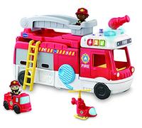 VTech Toot-Toot Friends 2-in-1 Fire Station, Toy Kids Car with Sounds and Phrases, Baby Music Toy for Role-Play Fun, Imaginative Learning Games for Boys and Girls Aged 12 Months +