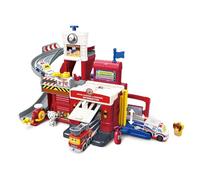 VTech - Tut Toot Pro Series Super Interactive Fire Station with Suzie Fire Alert Truck, Car Circuit, 4 Magic Zones, Gift for Children from 2 Years to 6 Years