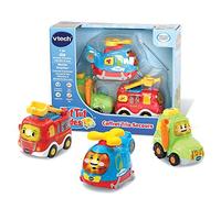 Vtech Tut Tut Bolides - 80-205805 - Coffret Trio Pompiers : LEO + GAETAN + BARNABE