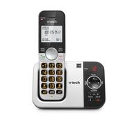 VTech VG232 Cordless Phone with Answering Machine - with Large Display Full-Duplex Speakerphone Caller ID/Call Waiting Last 10 Number Redial