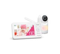VTech VM5467 5" Pan & Tilt Video Monitor with Night Light White