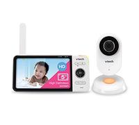 VTech VM818HD Video Monitor, 5-inch 720p HD Display, Night Light, 110-degree Wide-Angle True-Color DayVision, HD No Glare NightVision, Best-in-Class 1000ft Range, 2-Way Talk