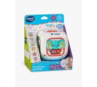 VTech Baby Sensory Sounds Musical Cube, English | Mix instrument and animal sounds into nursery rhymes or classical music, with squeaker and clicker textures. Ages 3-24 months