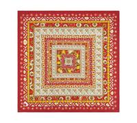 VTIDOBE 21'' Geometrical Pattern Bandana Head Scarf for Women Men Square Turban Head Scarf Punk Head Wrap Headwear