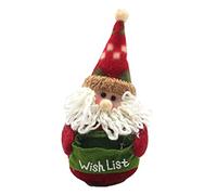 VTIDOBE 8inch Toy Santa/Snowman Figure For Doll Soft Stuffed Toy Party House Desktop Decor Tree Ornament Window Display Christmas Decorations The Home Christmas Decorations Tree