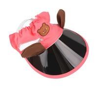 VTIDOBE Adjustable Fit Pet Sun Hat Wide Brimmed Headgear For Dogs Cats Rabbits Guinea Pigs Lightweight Fabric